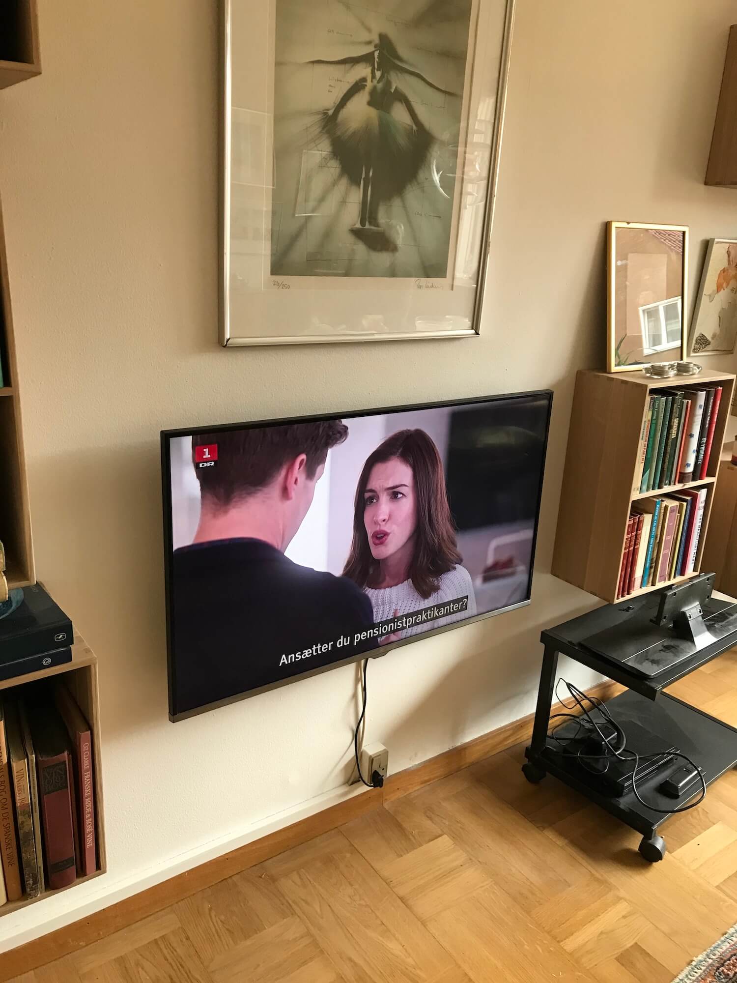 Lav væg-montering af 32'' Samsung TV