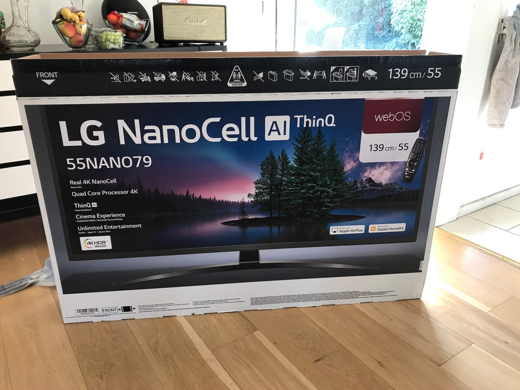 Ophængning af LG NanoCell TV