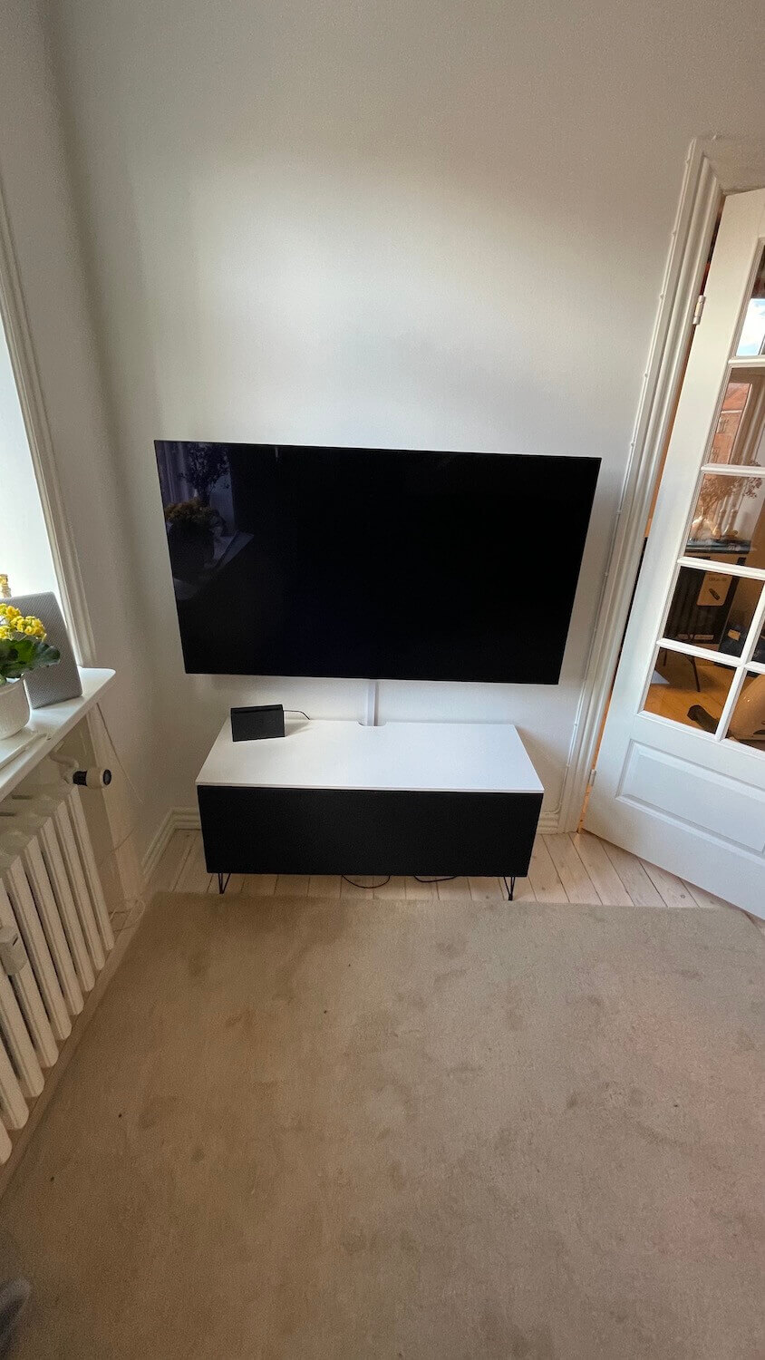 Væg-montering af LG OLED TV