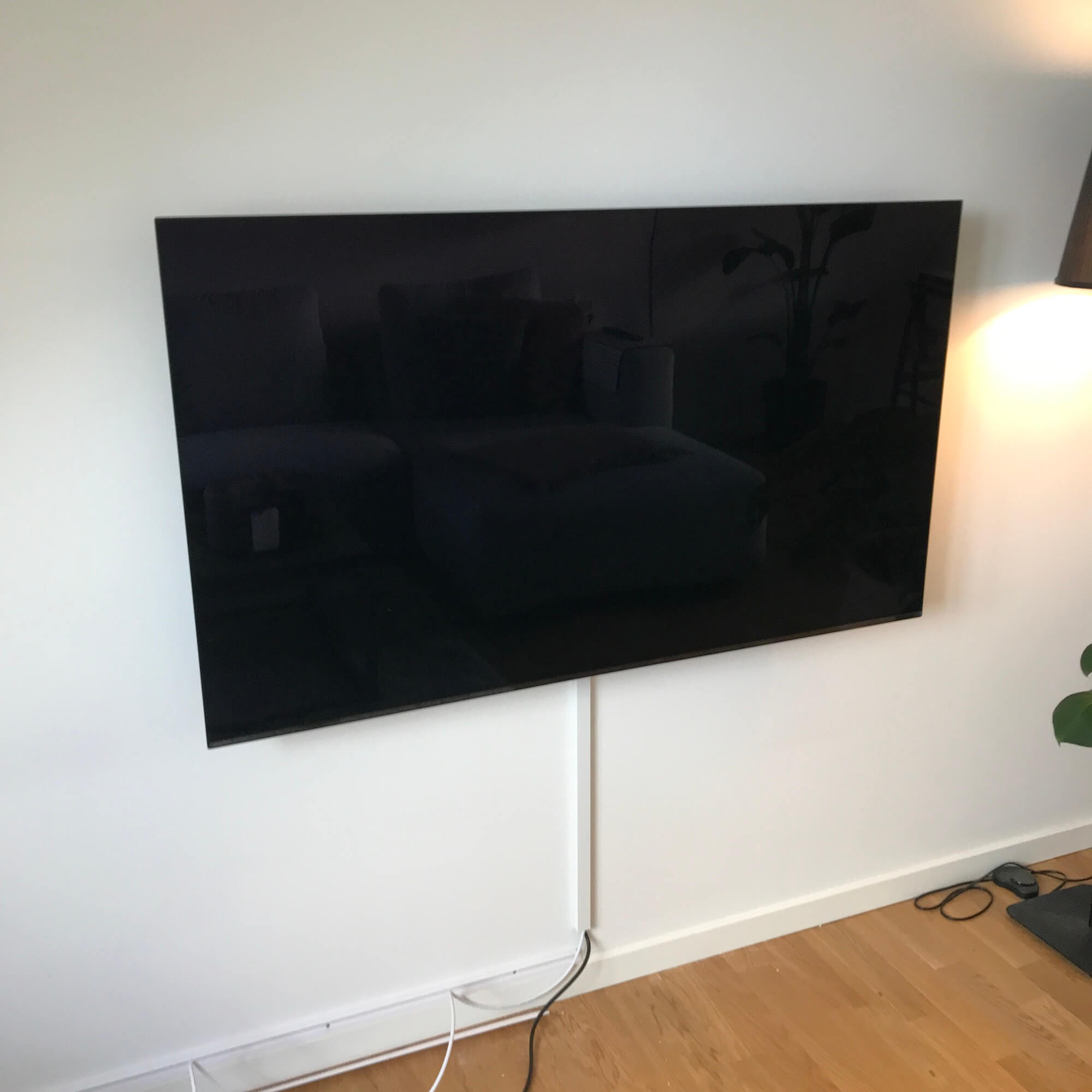 Væg-montering af LG TV