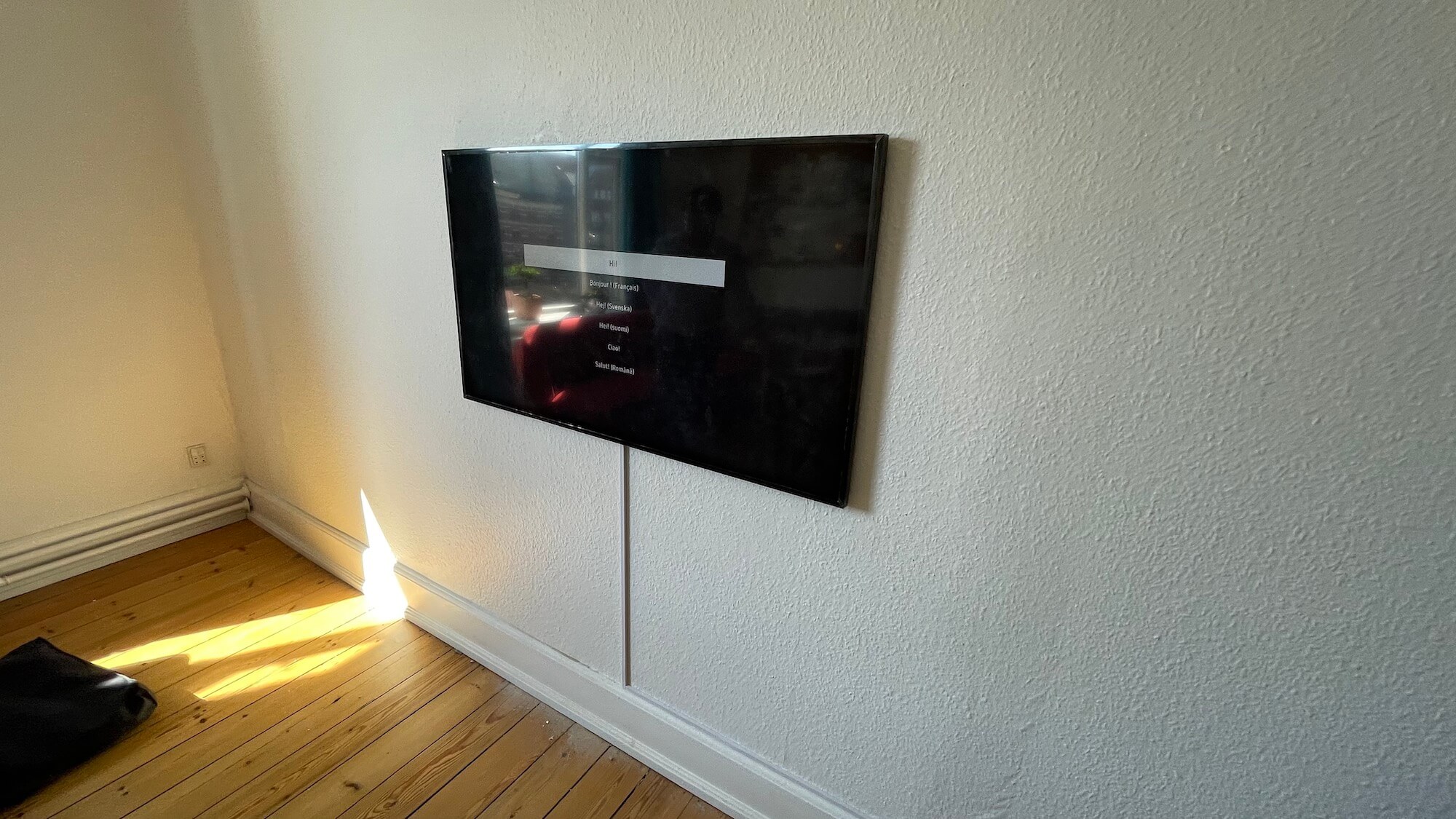 Væg-montering af Samsung Frame TV